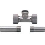 E40102 - T-образное резьбовое соединение с врезным кольцом - T-PIECE G1/2-18-G1/2