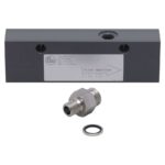 E40182 - Присоединительный фитинг для небольшого расхода - ADAPTBLOCK D16 G1/2 PVC